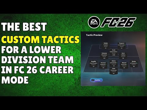 Best Custom Tactics in EA FC 26 Career Mode | For Underdog Teams