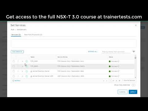 Demo - NSX T Firewall Rules for a Three Tier Application by Rick Crisci
