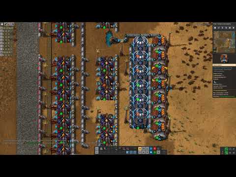 Factorio 1.0 - Bob - Angel - Megabase - EP57 - Oxygen re-use - Sulfuric acid - More power