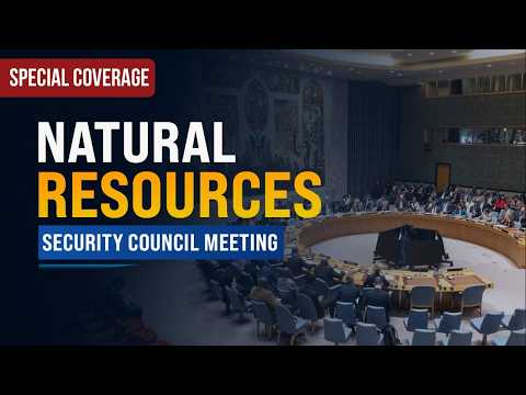Video Thumbnail: (Resumed) Natural resources governance - Security Council Open Debate | United Nations