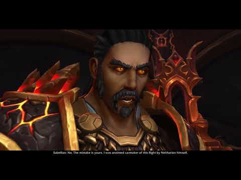 Restoring The Faith , Wrathion and Sabellian at the Throne Cutscene, World of Warcraft Dragonflight