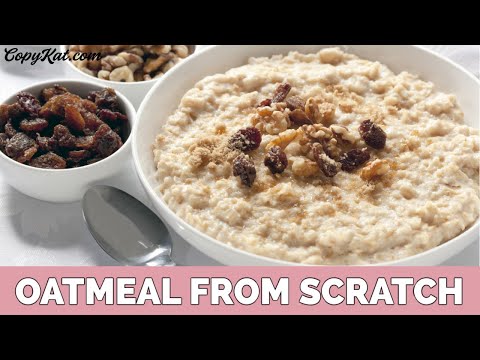 Homemade Oatmeal From Scratch