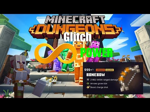 Infinite power level glitch (Minecraft Dungeons)