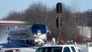 preview picture of video 'Amtrak 391 In Odin'