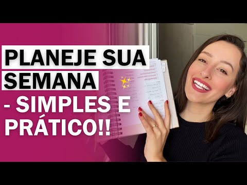 How to make your WEEKLY PLAN - for beginners!! l Lê Fagundes