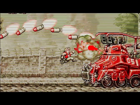Metal Slug Run and Gun Arcade Video Game by Nazca Corp. & SNK for Neo Geo MVS 1996 - Full Longplay