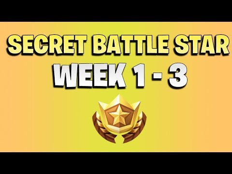 ALL Fortnite season 6 Hidden Battle Star Locations week 1 to 3  - Season 6