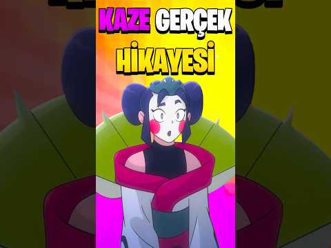 AZ KALSIN YOK EDİLİYORDU! KAZE GERÇEK HİKAYESİ! - Brawl Stars #shorts #brawlstars
