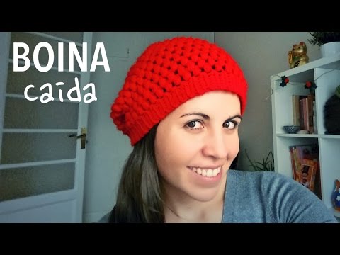 Cómo tejer una boina caída (Slouchy Beanie) a crochet 