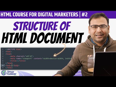 Full HTML Course in 2 Hours for Digital Marketers in Hindi Special Course Umar Tazkeer