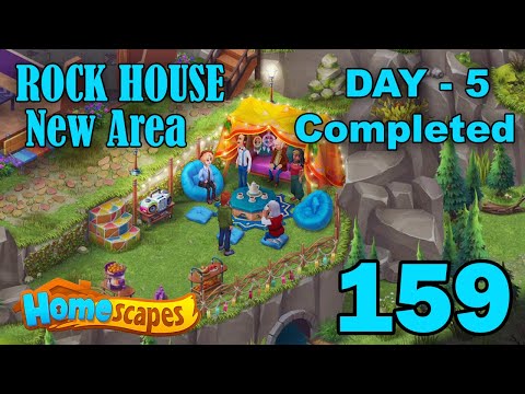 Homescapes New Area Rock House - Day 5 Completed - Part 159