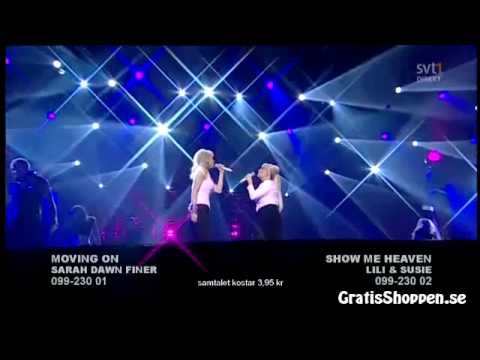 Lili & Susie - Show Me Heaven / Melodifestivalen 2009 [16:9]