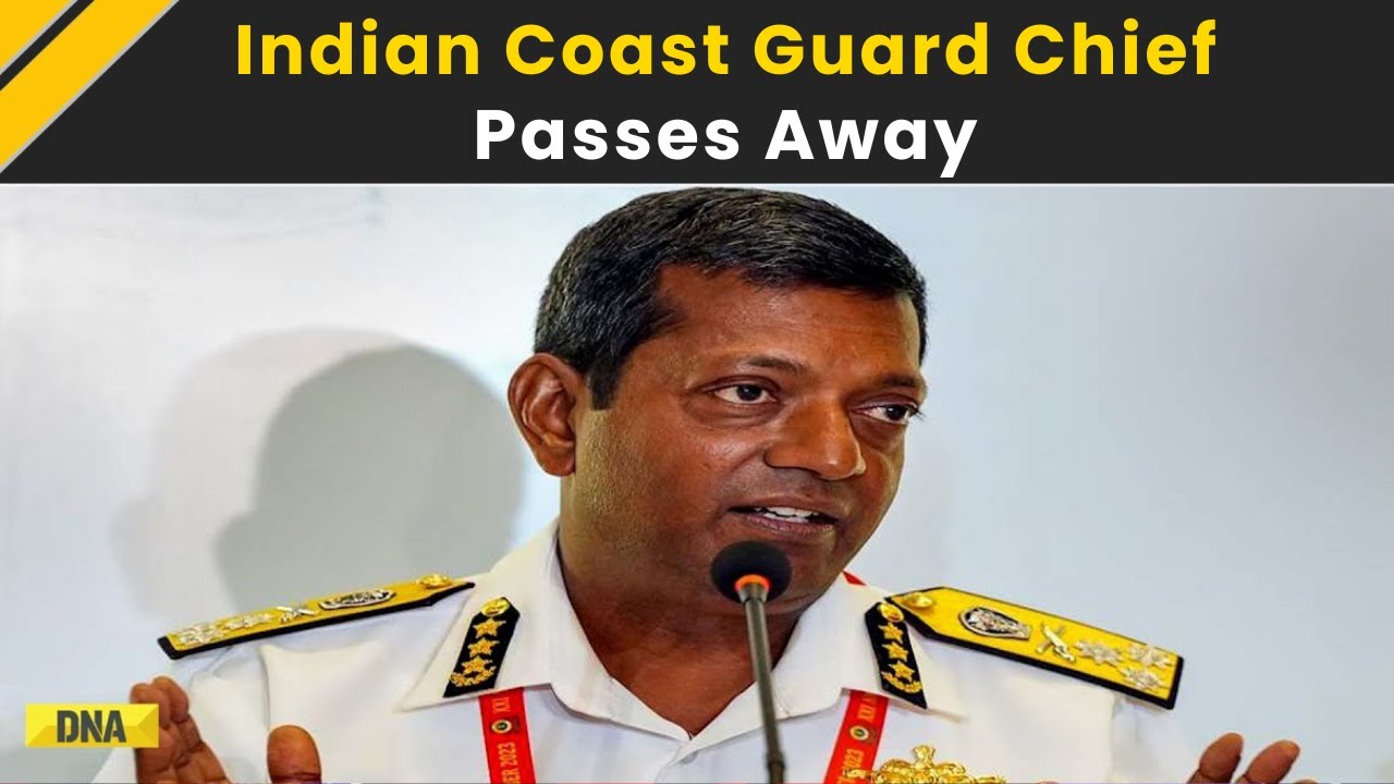 Indian Coast Guard's Director General Passes Away In Chennai Due To Cardiac Arrest