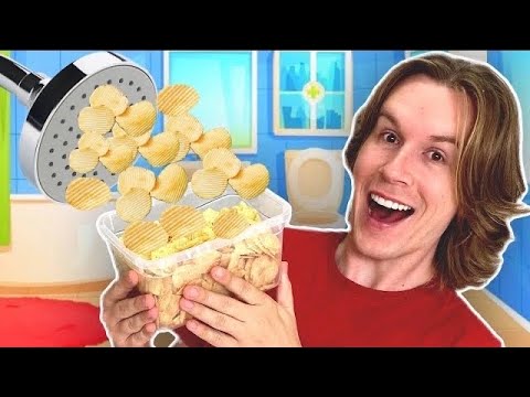 BRINCADEIRAS EM DOSE DUPLA DE CRIANÇAS 7 - CHUVEIRO MÁGICO e NUNCA ABRA O PACOTE DE CHIPS ERRADO