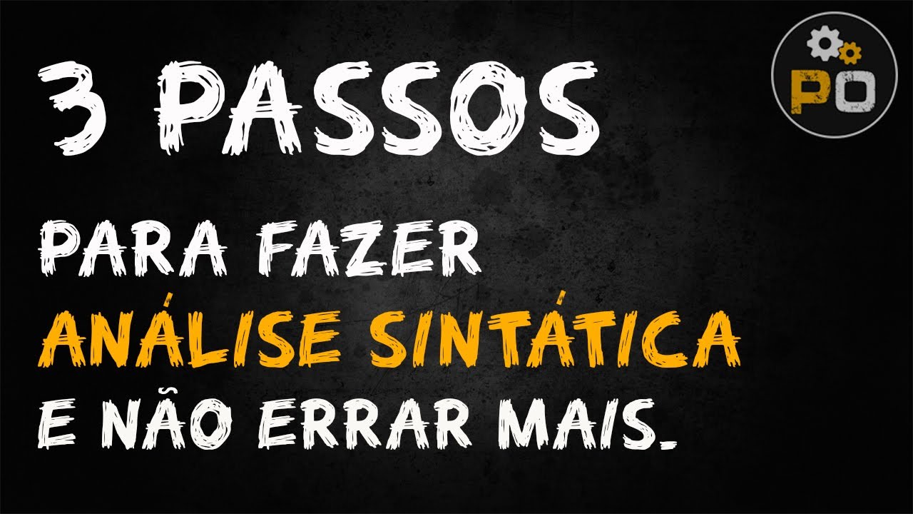 Português Operacional - Análise Sintática