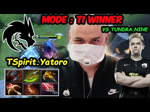Tspirit Yatoro Sven -  Mode TI Winner Carry vs Tundra.Nine Invoker Dota 2 pro Gameplay