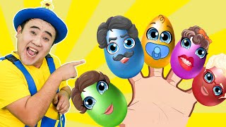 Download lagu Egg Finger Family Song | Surprise Eggs Nursery Rhymes | Tigi Boo Kids Songs mp3