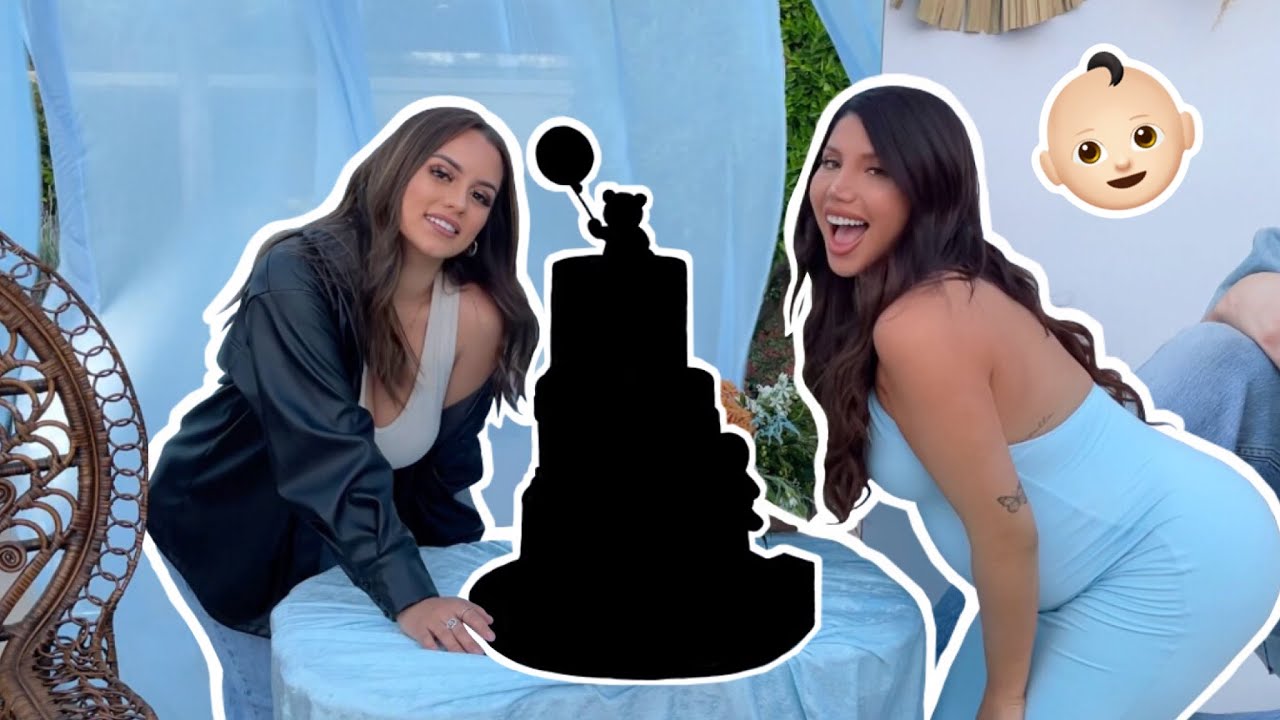 MAKING LAURA'S BABY SHOWER CAKE!