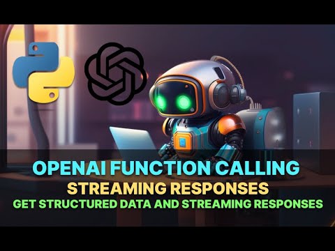 Streaming responses with GPT Function Calling. Structured data with GPT 4 and Gpt 3.5 turbo