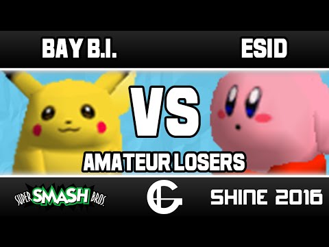 BAY | B.I. (Pikachu) VS Esid (Kirby) | Shine 2016 | 64 Amateur Losers Semis