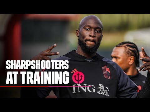 Romelu, Loïs and Michy putting in that extra work 🎯 | #REDDEVILS