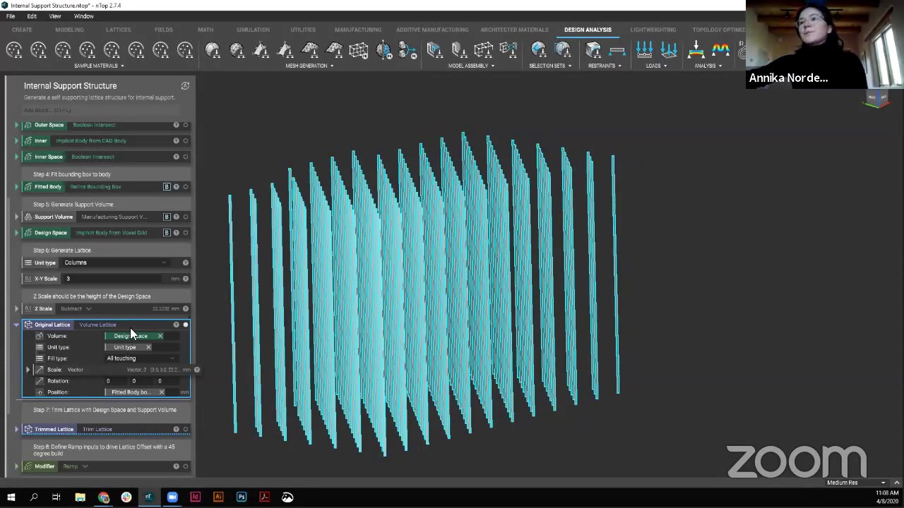 nTop Live: Support Structures