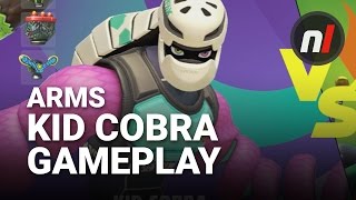 ARMS Kid Cobra Gameplay Footage | ARMS on Nintendo Switch
