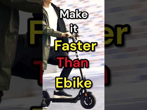 How to Make Any E Scooter Faster #escooter #ebike #upgrade #shorts
