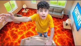 Jason and Friends Play The Floor is Lava Game