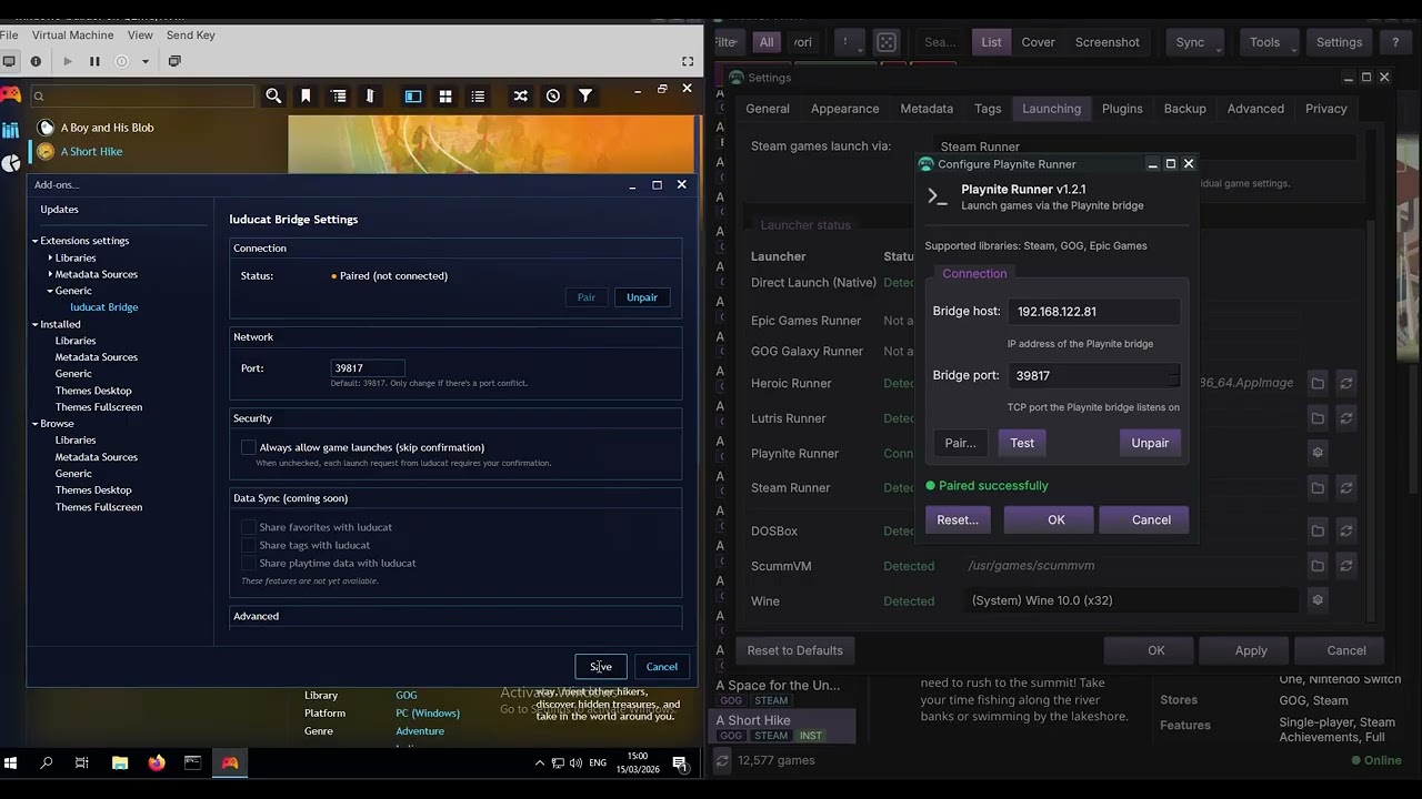 luducat Bridge Demo