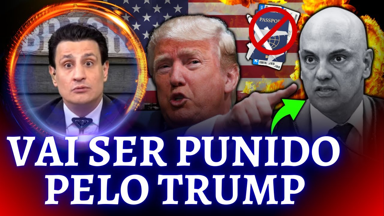 A casa vai cair pro Moraes ⛔Passaporte Cancelado e Bens Confiscados nos EUA