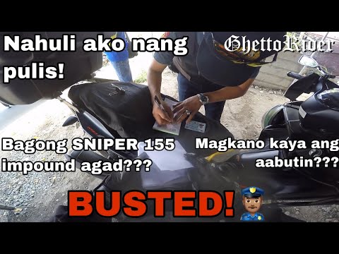 NAHULI AKO NG PULIS | BACOOR CAVITE CHECKPOINT | SNIPER 155 | GHETTORIDER