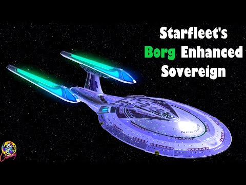 4K NEW USS Contribution BORG Enhanced Sovereign Class - Full Tests - Star Trek Ship Battles