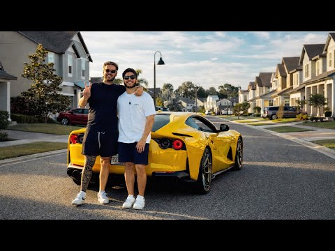 CAUSING A STIR WITH CAIO ARAUJO'S FERRARI V12 IN THE USA 🇺🇸