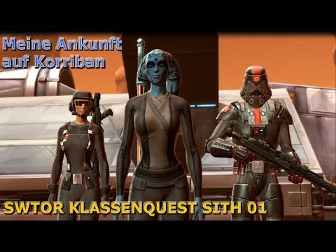 Let's Play - SWTOR Sith Krieger #01 Meine Ankunft auf Korriban [Deutsch]