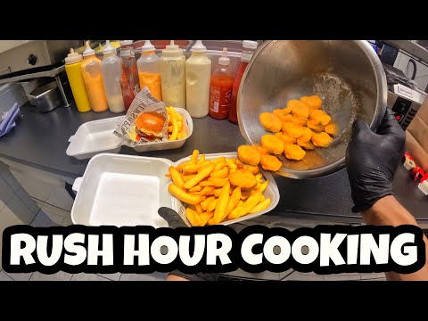 POV: RUSH HOUR COOKING 🔥Moving Like a Ninja, Making Burgers & Fries 🍔🍟 Safal’s Burger POV🍔🔥