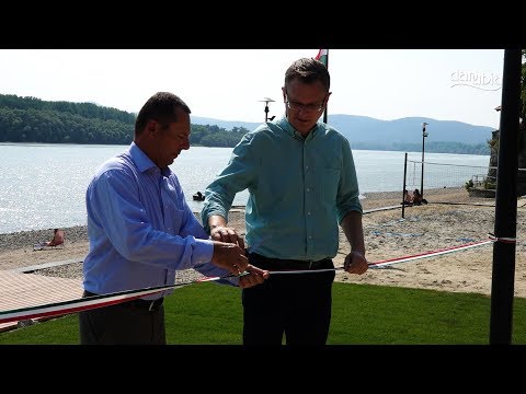 Átadták a felújított verőcei strandot