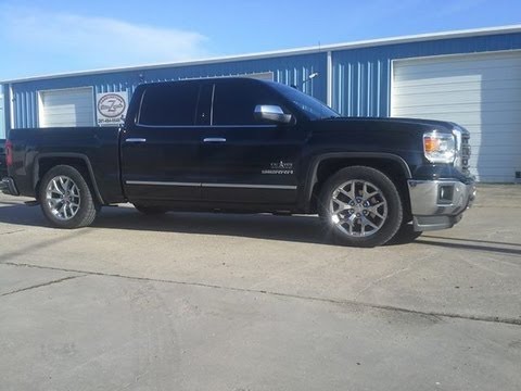 2014 GMC Chevy Silverado Sierra Dropped 3/5 Drop Kit Street Performance Shocks Reklez Pearland