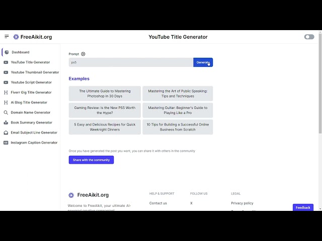 embed video thumbnail