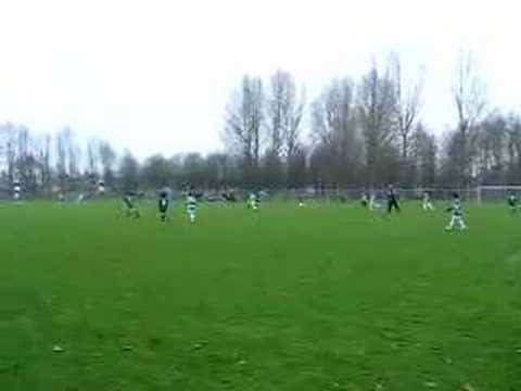 Firo voorzet Jonne scoort Almere sv E8 - Eemnes E1 2-18