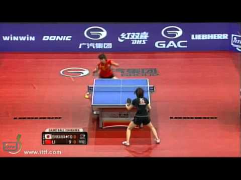 2013 ITTF Austrian Open Wels Women. 1/2 Finals. ISHIKAWA K. (JPN) vs LI X. (CHN)
