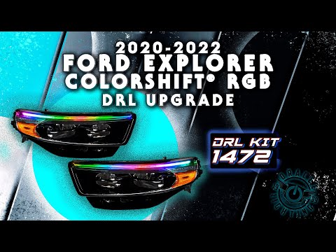 2020-2022 Ford Explorer ColorSHIFT® RGB DRL Upgrade