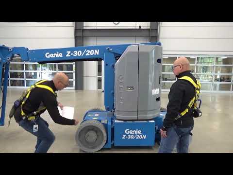 Product Familiarization: Genie® Z®-30/20 N Articulating Boom Lift – ANSI