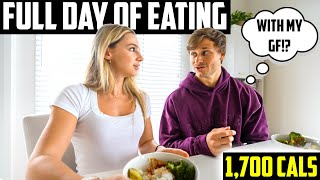FULL DAY OF EATING W/ MY GF | MY DIET VS. HERS | Road to IFBB Pro