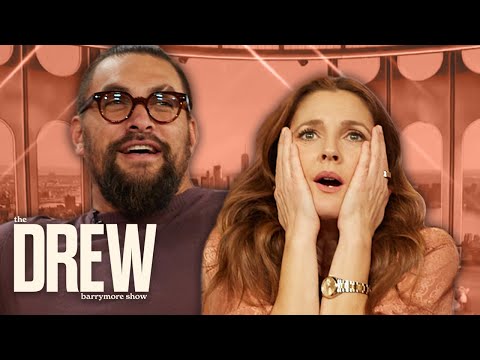 Jason Momoa vs Drew Barrymore: Giant JENGA Truth or Dare CHALLENGE | The Drew Barrymore Show