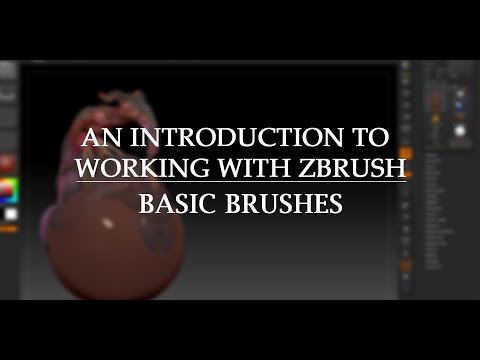 Introduction to ZBrush Brushes