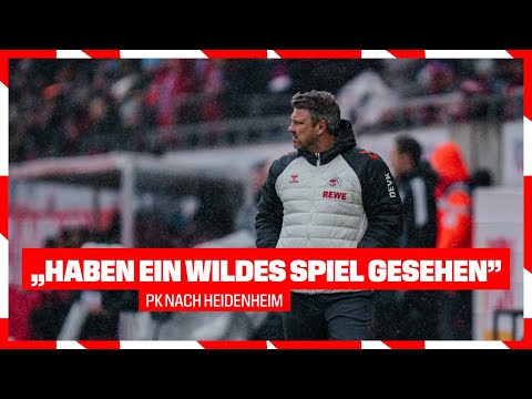 "We witnessed a wild game" - Press conference after Heidenheim | 1. FC Heidenheim - 1. FC Köln 2:2