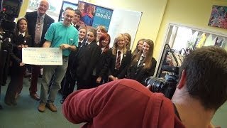 preview picture of video 'Tiverton High School Interact Club Cheque Presentation'