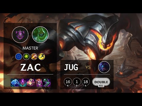 Zac Jungle vs Rek'Sai - EUW Master Patch 11.11