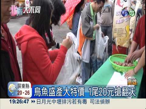 烏魚文化節大特賣 民眾搶便宜